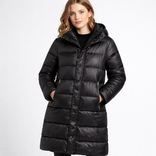 Warm Waterproof Women's Down Parka Coat - Olytrend
