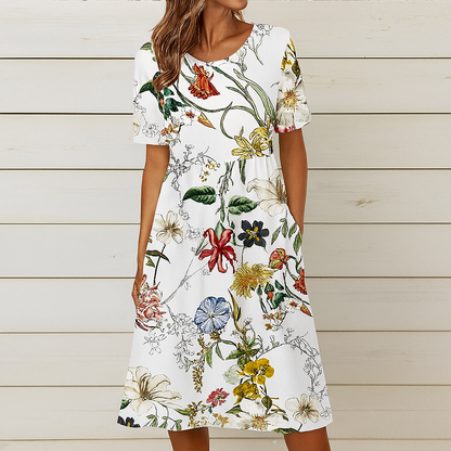 Bright Flower Casual Sundress