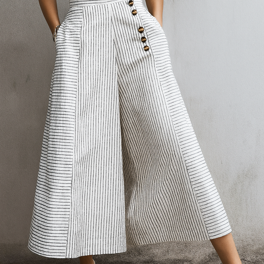 Breathable Slim Fit High Waisted Loose Pants - Olytrend