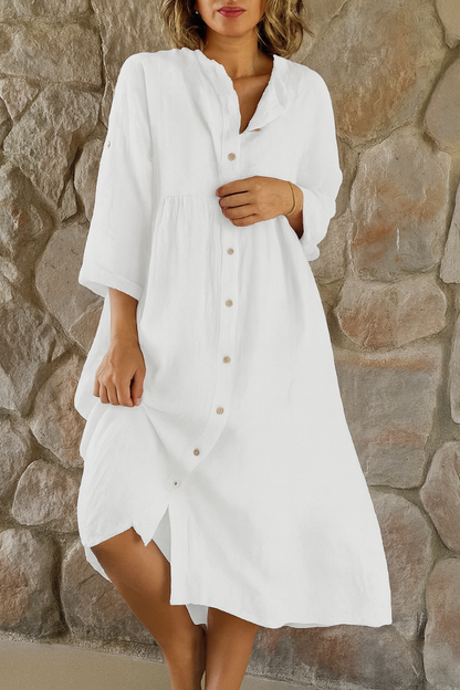 Casual Breathable Summer Dress - Olytrend
