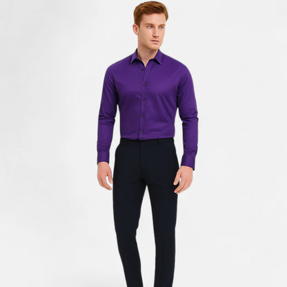 Ancienne Monde | Men's Shirt Wrinkle-Free – Clean Finish, Daily Precision
