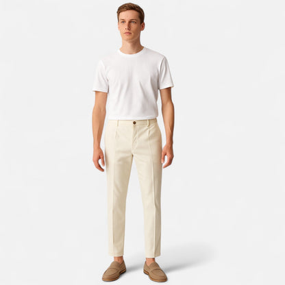 Ancienne Monde | Men's Straight Cut Chino Pants – Classic Leg Cotton Blend