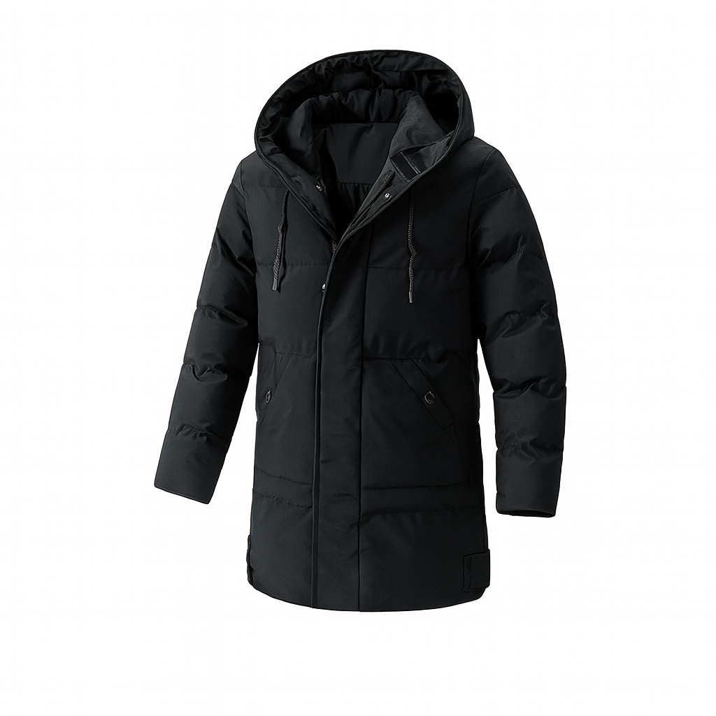 Warm Waterproof Hooded Coat for Men - Olytrend