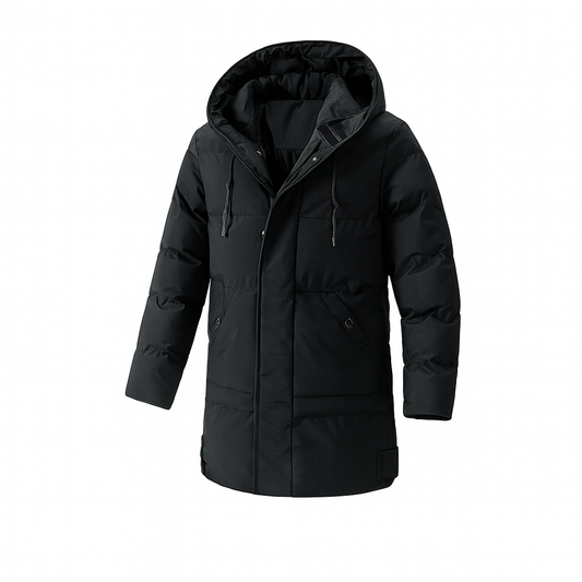 Warm Waterproof Hooded Coat for Men - Olytrend