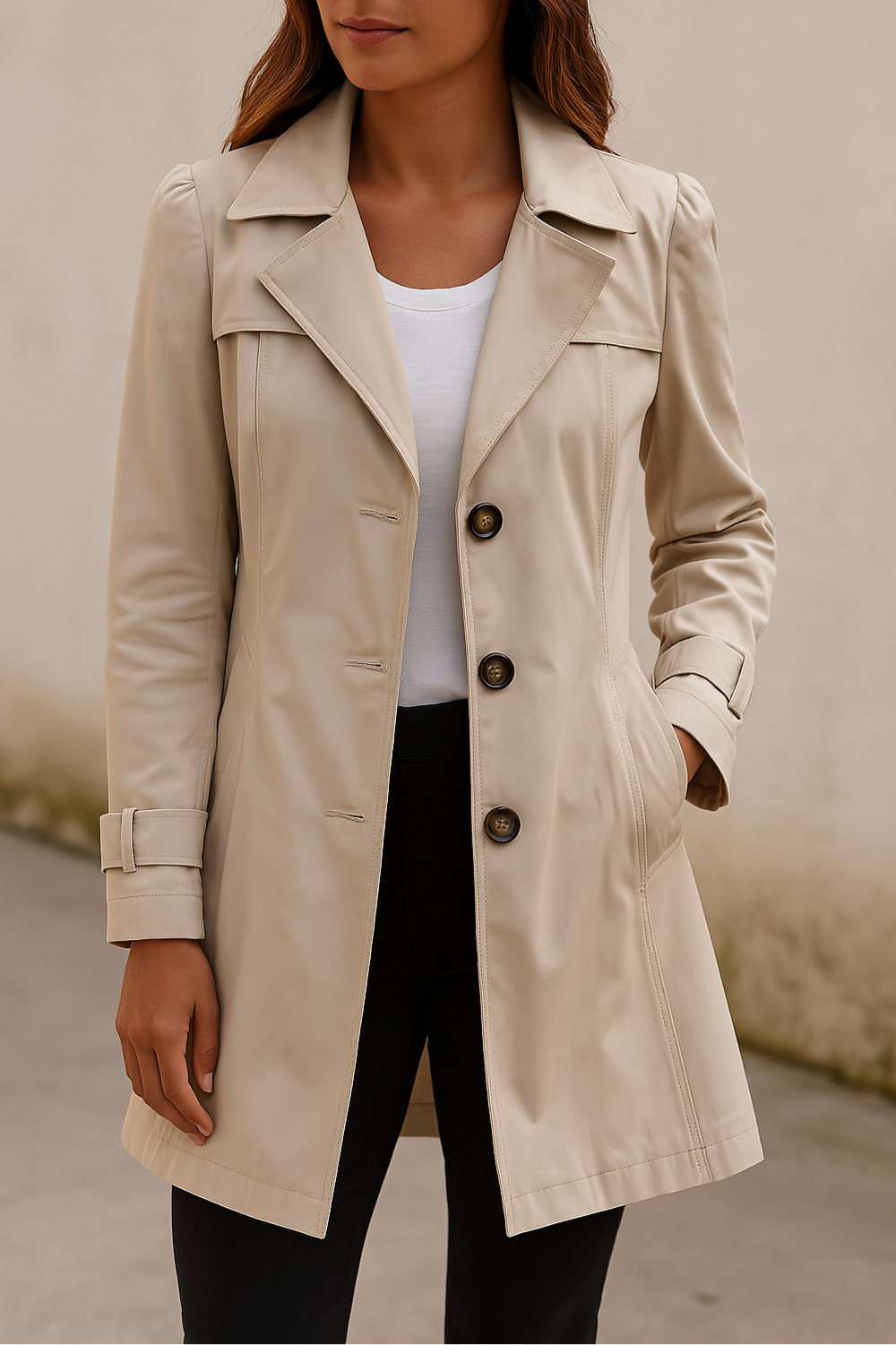 Women's trench coat - Classic design with elegant lines for all occasions