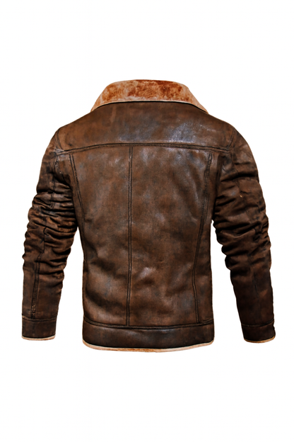 Warm Classic Aviator Winter Bomber Jacket