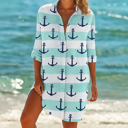 Casual Summer Floral Mini Sundress