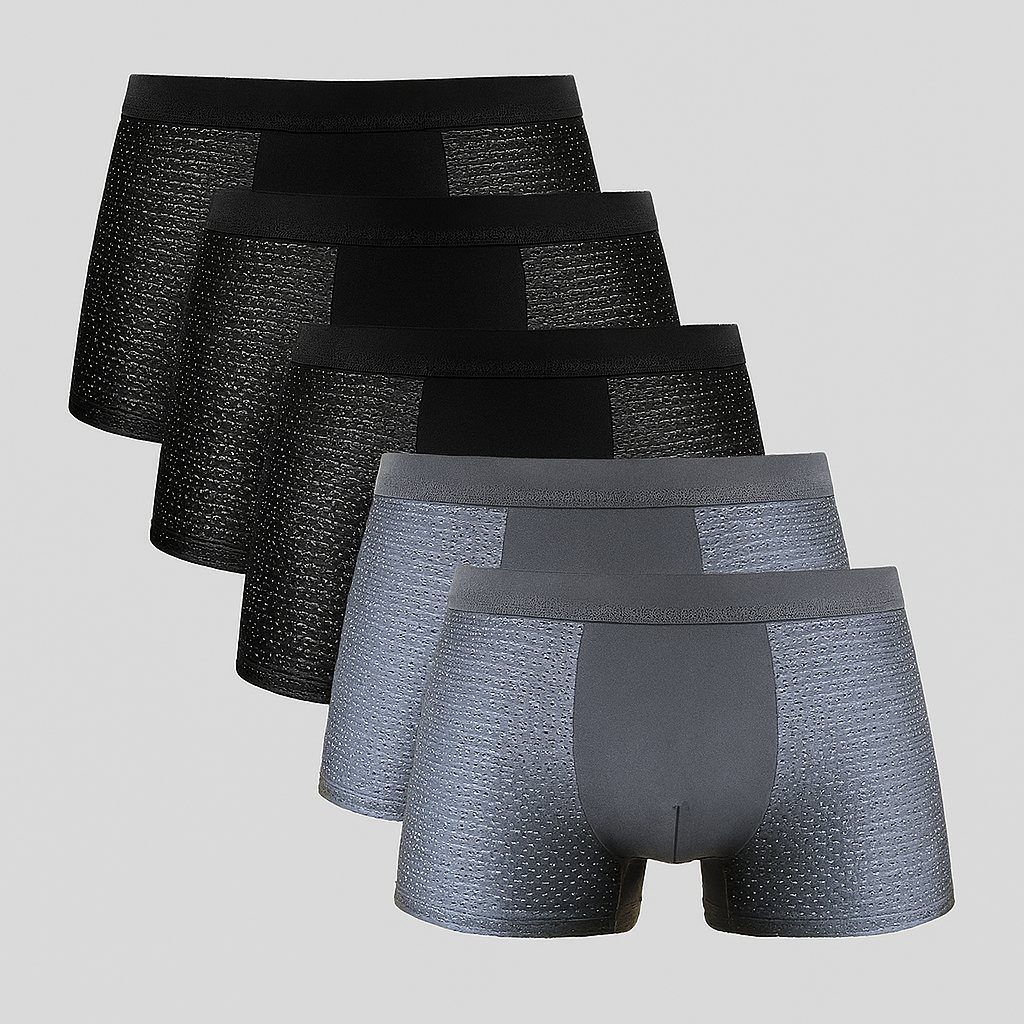 Breathable Boxer Briefs 5 Pack for Men