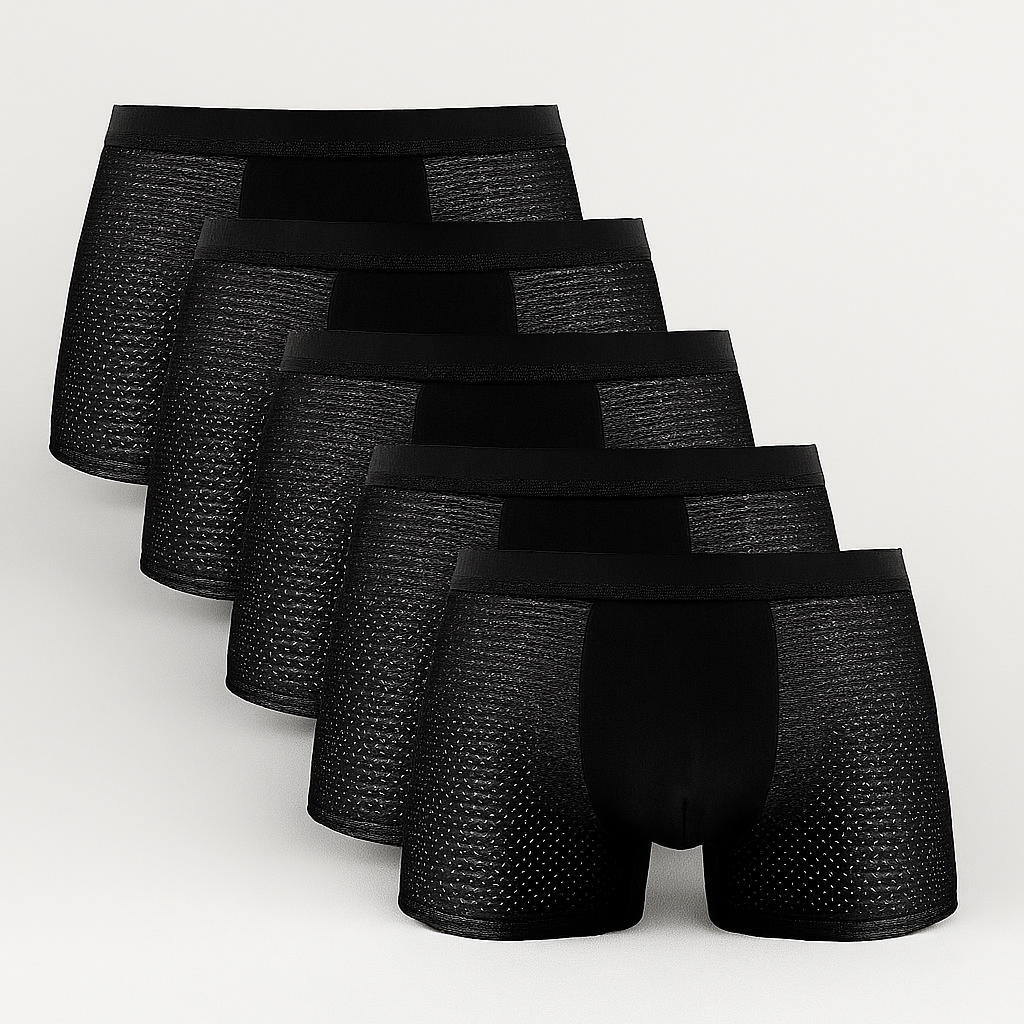 Breathable Boxer Briefs 5 Pack for Men