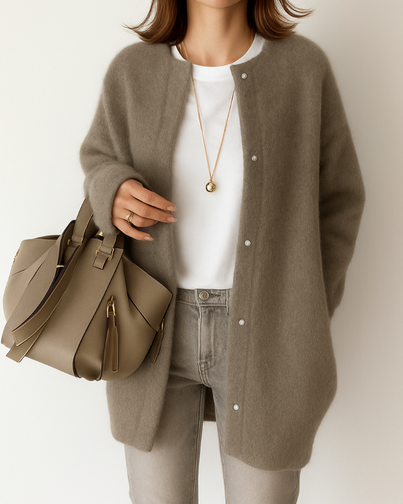 Women's Warm Simple Knit Jacket