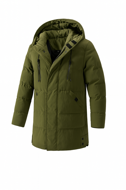 Warm Waterproof Hooded Coat for Men