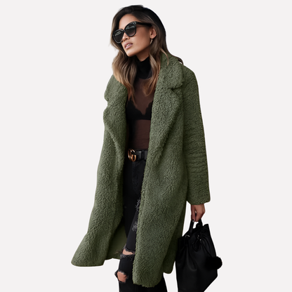 Warm Faux Fur Parka Coat - Olytrend