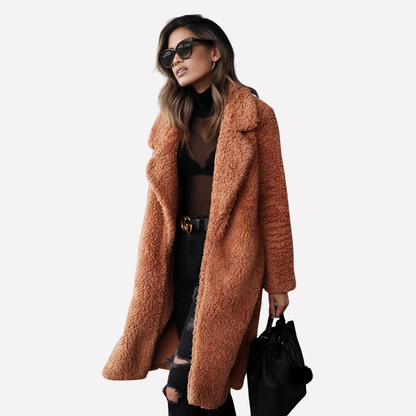 Warm Faux Fur Parka Coat