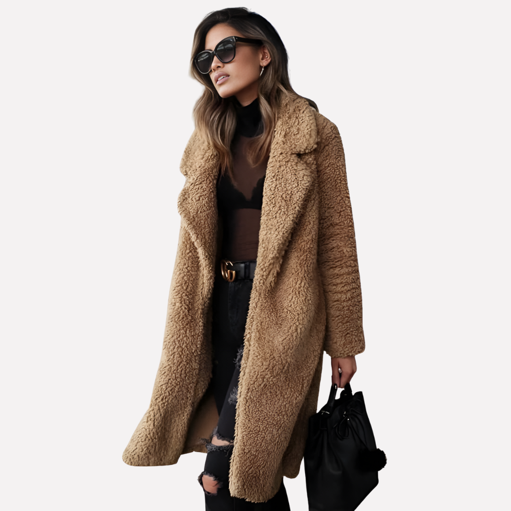 Warm Faux Fur Parka Coat