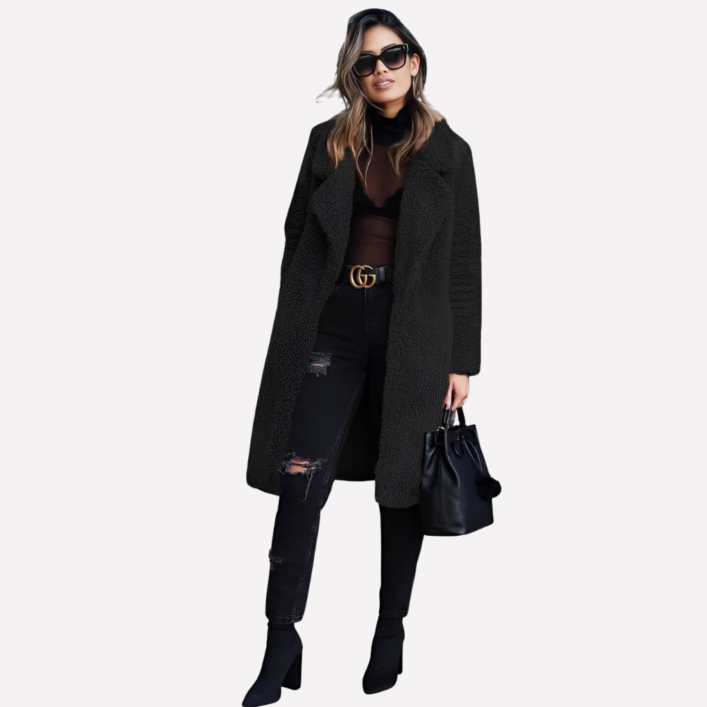 Warm Faux Fur Parka Coat