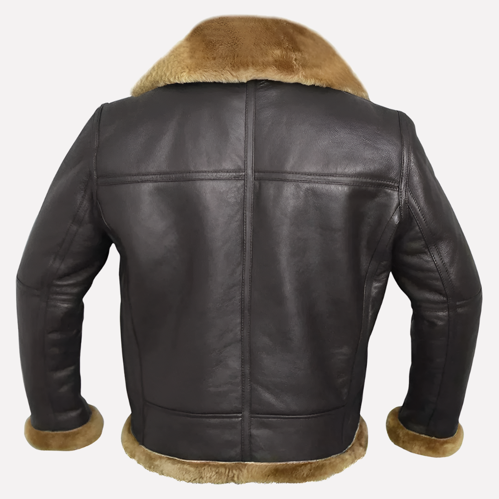 Warm Faux Fur Mens Coat