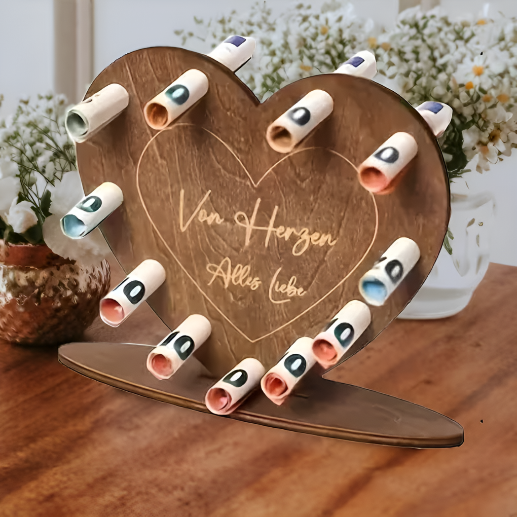 Romantic Wooden Valentine Gift Box - Olytrend