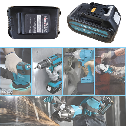 2 Pack 18V 8Ah Lithium Replacement Battery Kit