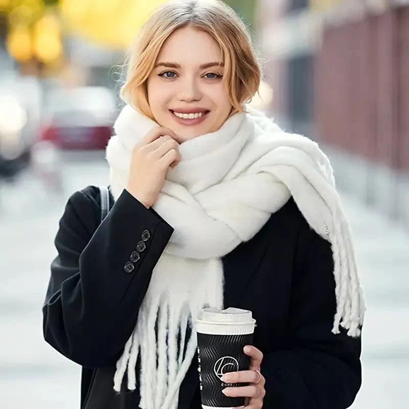 Warm and Fashionable Women's Pashmina Scarf