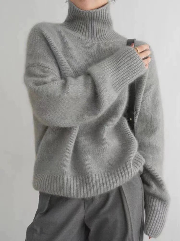 Women's Turtleneck Sweater | Long Sleeve
