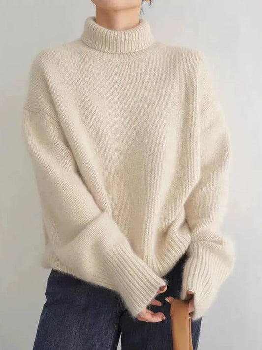 Women’s Turtleneck Sweater | Classic Roll Neck