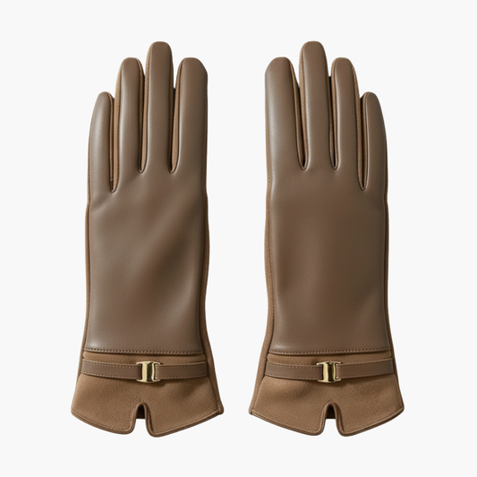 Warm Insulated Women's Gloves with Touchscreen Fingers - Olytrend