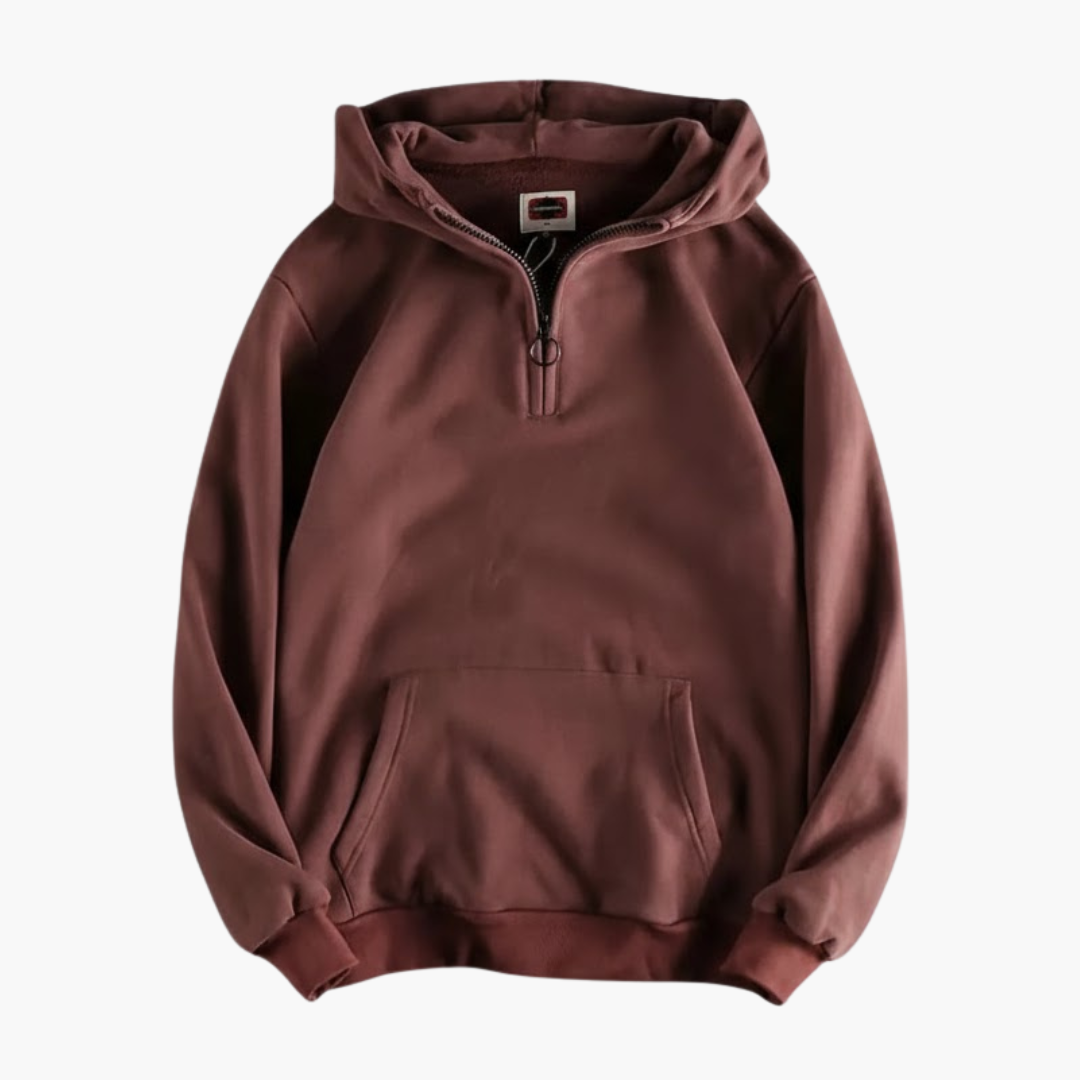 Casual Zip Up Hooded Sweatshirt for Men - Olytrend