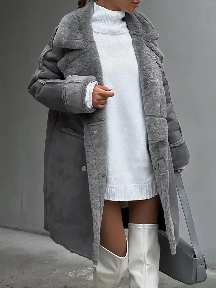 Women's Windproof Teddy Coat by Cova
