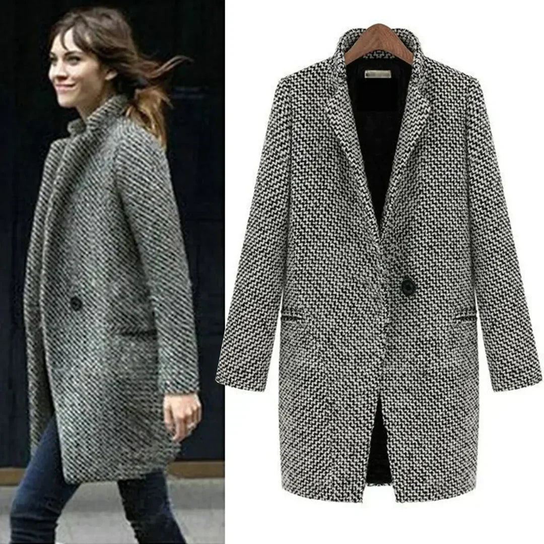 Warm Women's Woolen Winter Coat