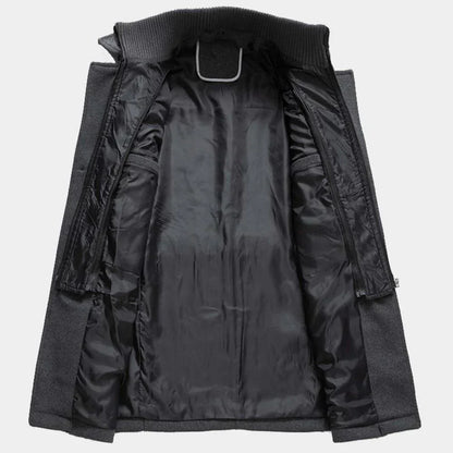 Warm Mens Parka Jacket 2 Piece Set