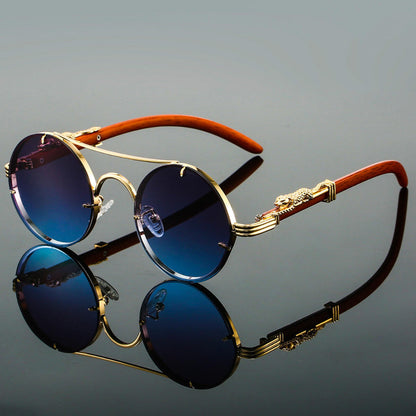 Vintage Metal Aviator Shades - Olytrend