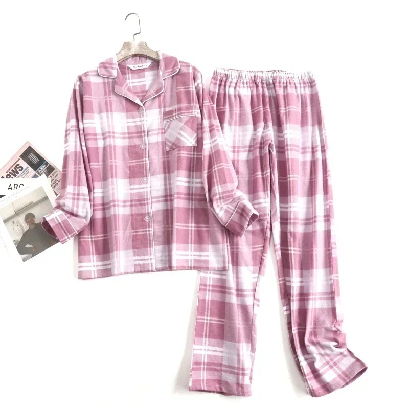 Women's vibrant patterned pajama set, comfortable and two-piece