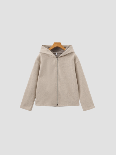 Women's cardigan with hood