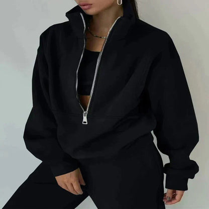 Women's tracksuit 2-piece set with high waist and comfortable fit