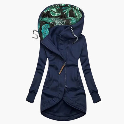 Women's Water Resistant Parka with Side Pockets - Olytrend