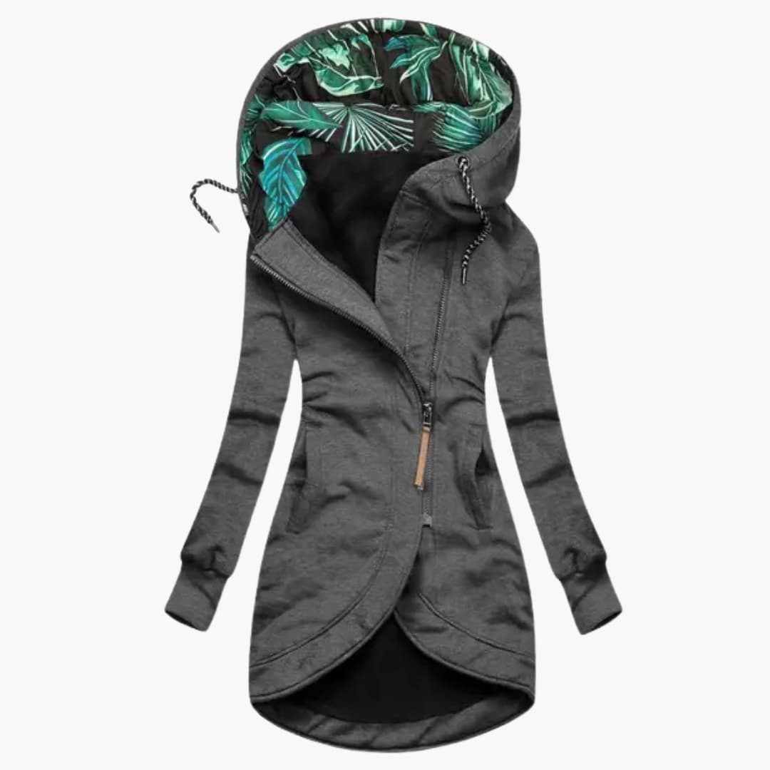 Women's Water Resistant Parka with Side Pockets