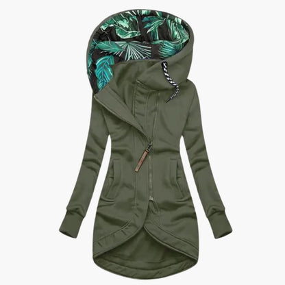 Women's Water Resistant Parka with Side Pockets