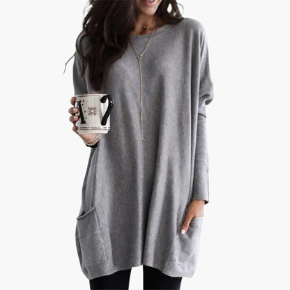 Women's Oversized Crew Neck Sweater