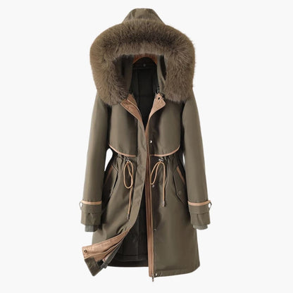 Waterproof Women's Hooded Winter Parka Coat