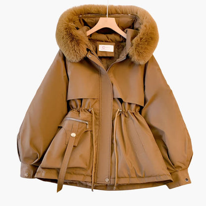 Waterproof Ladies Long Parka with Hood