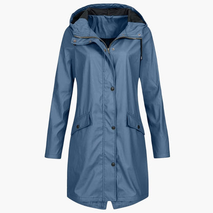 Waterproof Ladies Parka with Hood and Zip