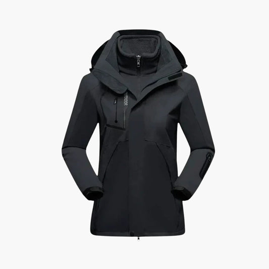 Waterproof Women's Snow Jacket with Adjustable Fit - Olytrend