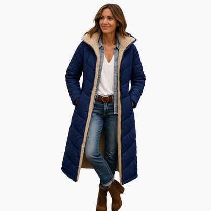Warm Padded Parka Coat for Women
