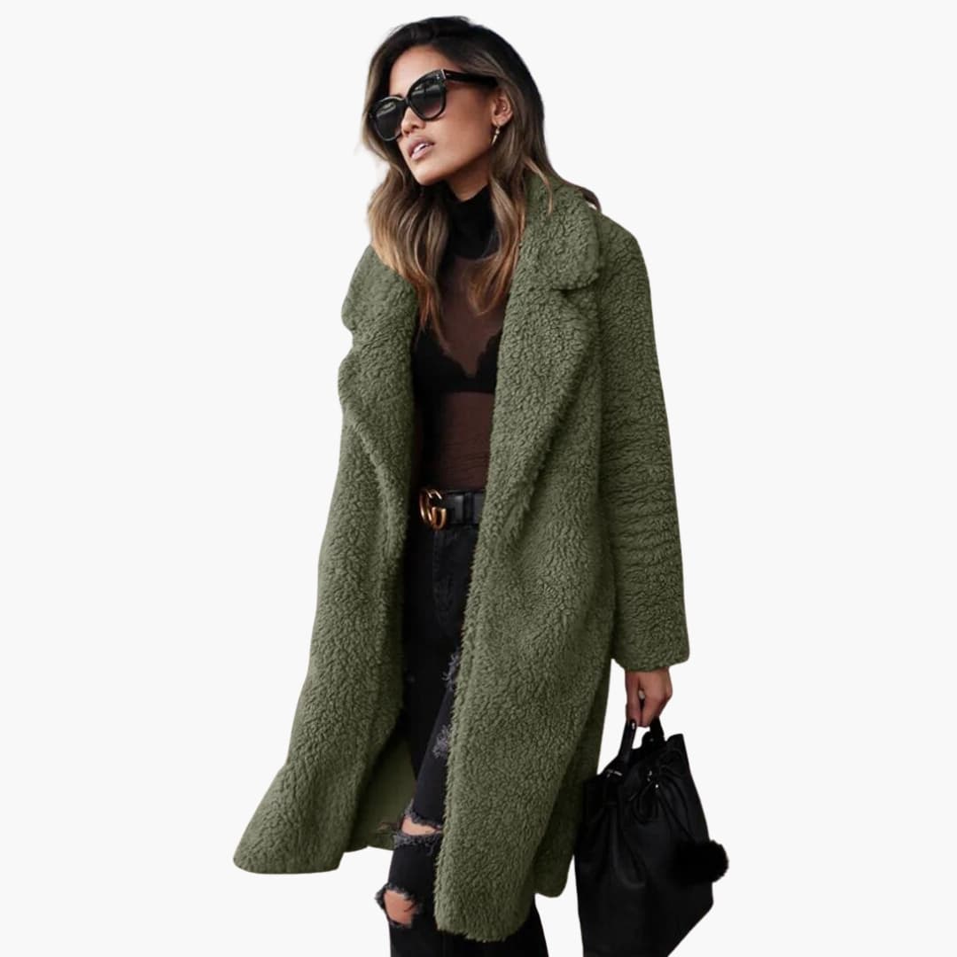 Women's Oversized Faux Fur Parka Coat
