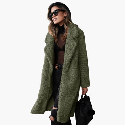 Women's Oversized Faux Fur Parka Coat