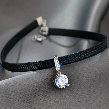 Women's Geometric Crystal Necklace