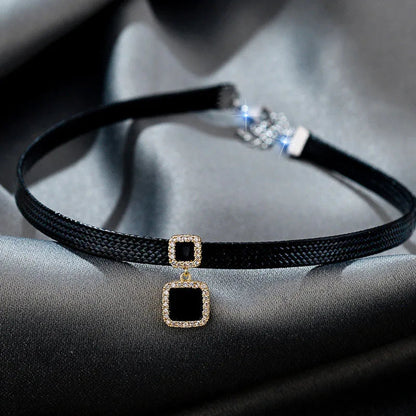 Women's Geometric Crystal Necklace