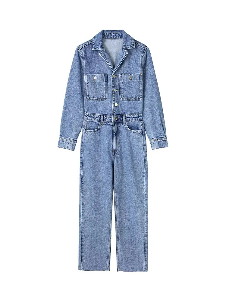 Women's jumpsuit made of denim
