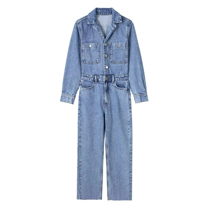 Women's jumpsuit made of denim