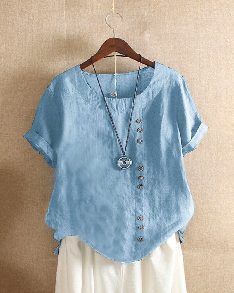 Women's short-sleeve blouse